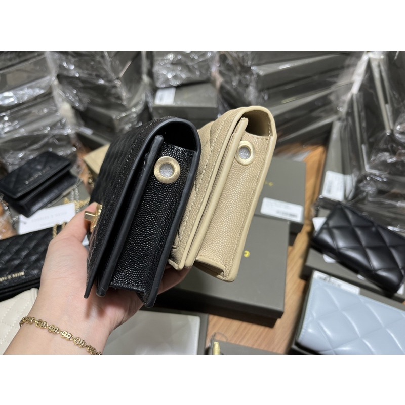 TÚI CNK KHOÁ XOAY DA CÁ ĐUỐI SIZE MINI