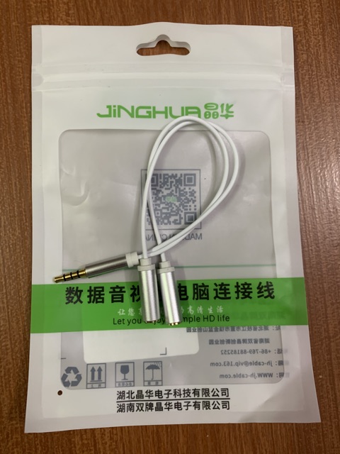 Dây chia tai nghe cao cấp bảo hành 6 tháng