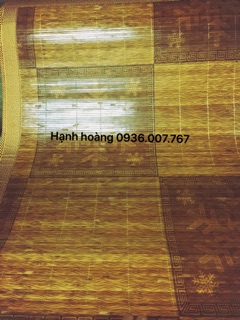 Chiếu trúc tăm tre vân gỗ