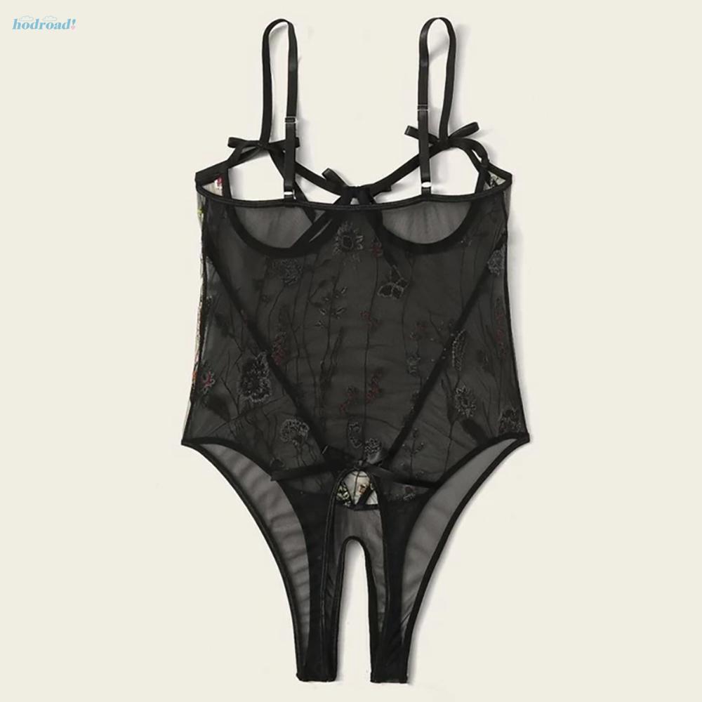 Jumpsuit Ngủ Thêu Hoa Xuyên Thấu Quyến Rũ Cho Nữ | BigBuy360 - bigbuy360.vn