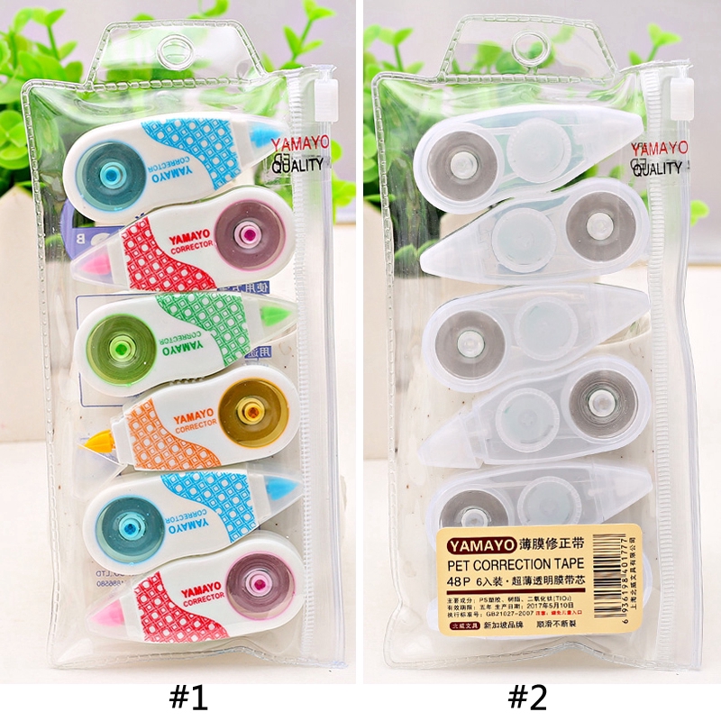 Set 6 Bút Xóa Kéo M-48B Tiện Dụng
