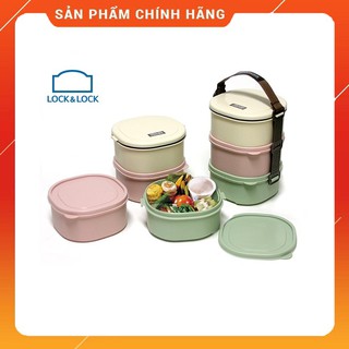 Cặp Lồng Cơm 3 Tầng Lock&Lock HPL771 680ml