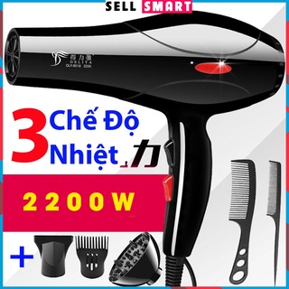 Máy sấy tóc điện máy xanh, máy sấy tóc deliya 8018 siêu khỏe, không gây khô, rối tóc, dưỡng tóc mềm mượt