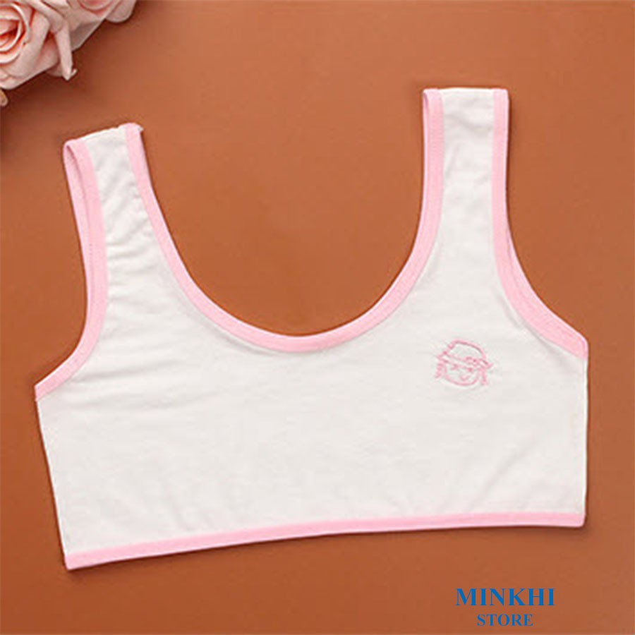 Bra / Áo Lá Học Sinh Một Lớp Cotton hàng đẹp MK-M6012