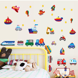 Combo 7 decal dán tường cho bé