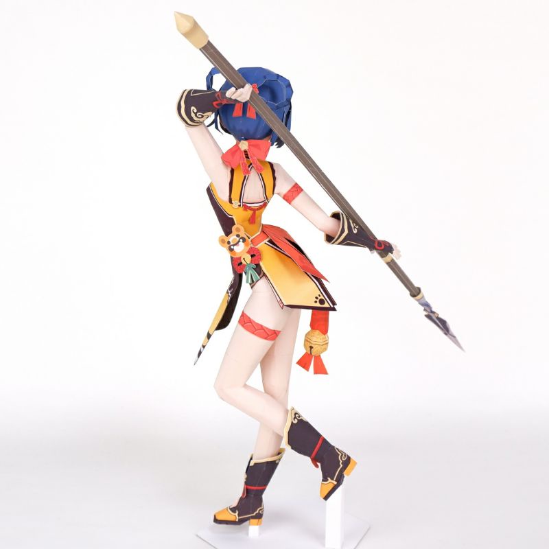 Mô hình giấy anime girl Anime Game Genshin Impact] Xiangling