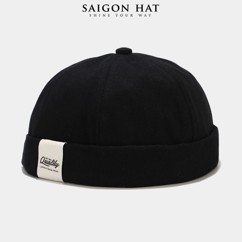 Mũ nón tròn miki hat nam nữ không vành tag Quality chuẩn form đẹp beanie phong cách cá tính SAIGON HAT