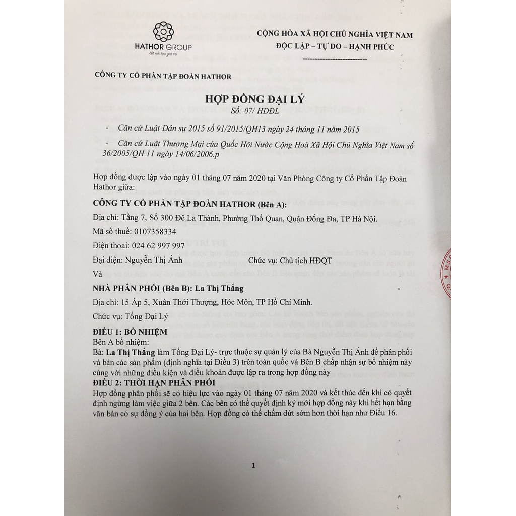 Serum căng bóng da HA - Dưỡng ẩm, phục hồi, làm chậm lão hoá da - Hyaluronic Acid Serum | Hathor Beauty | BigBuy360 - bigbuy360.vn