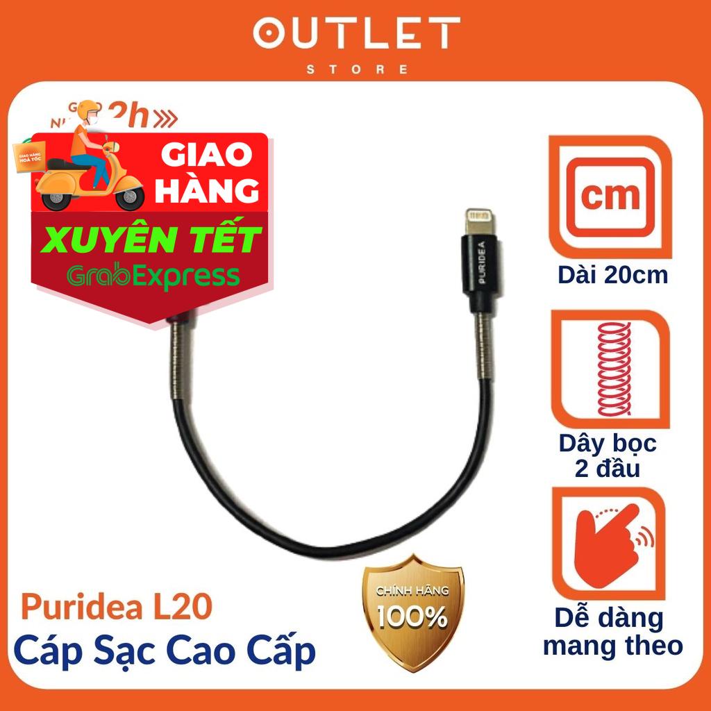 Cáp Sạc Cao Cấp Puridea L20 ( 20CM)