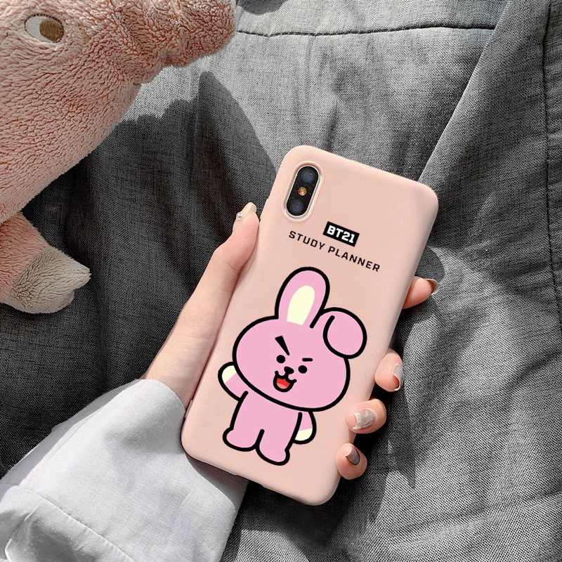 BT21 BTS ARMY Samsung s10 s9 s9plus s8 s8plus s7 S6 S5 s20 s20ultra cover case note8 note9 note10plus casing n950 n920 N960 G960 G965 G925 soft shell Silicone lovely cartoon