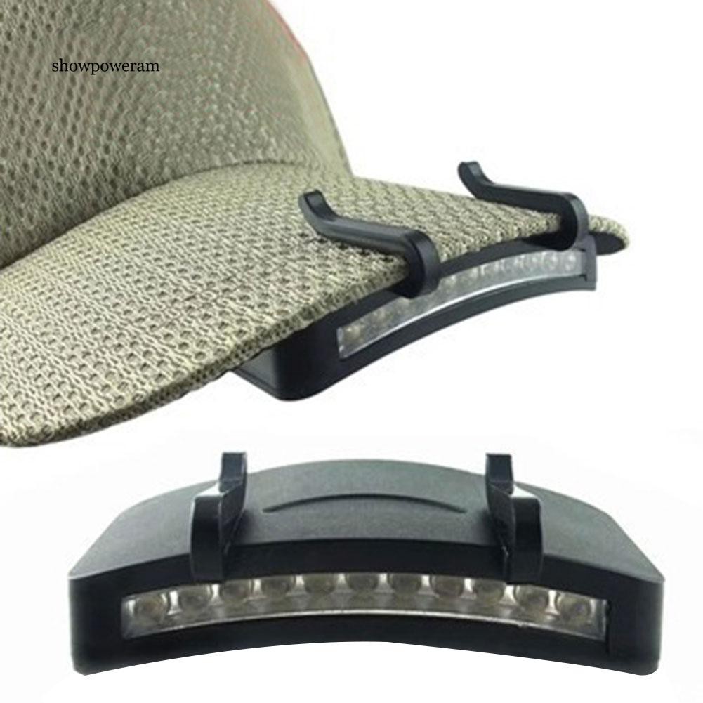 Đèn pin gắn nón leo núi ngoài trời 11 bóng LED siêu sáng