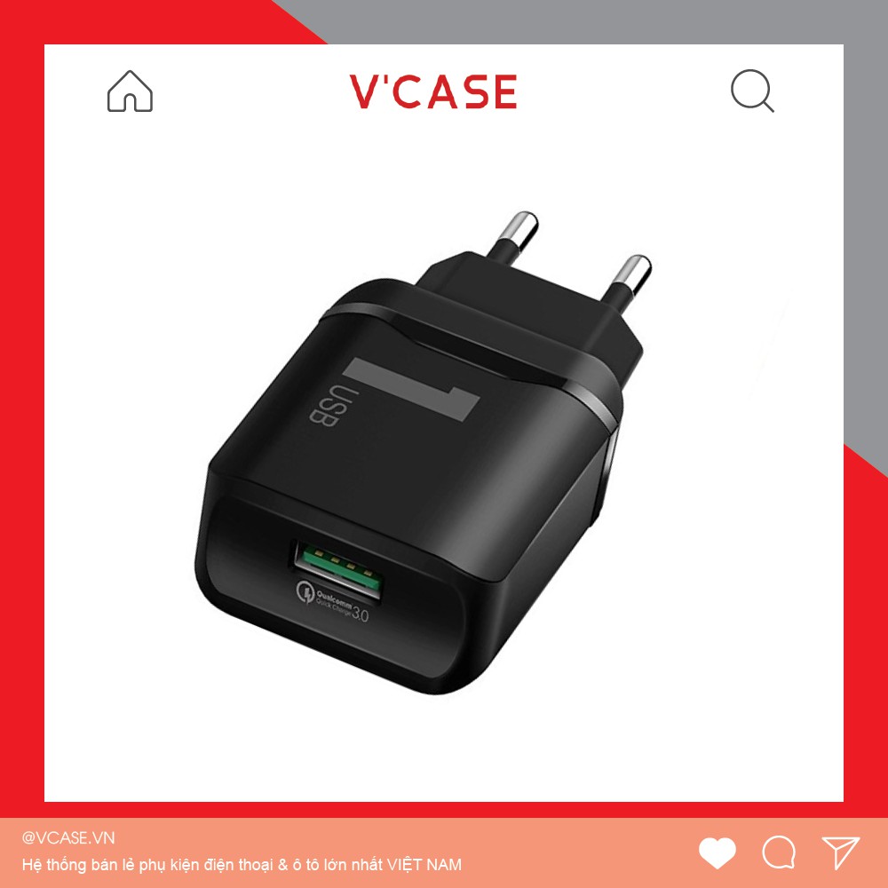 Củ Sạc Rock T12 - QC 3.0