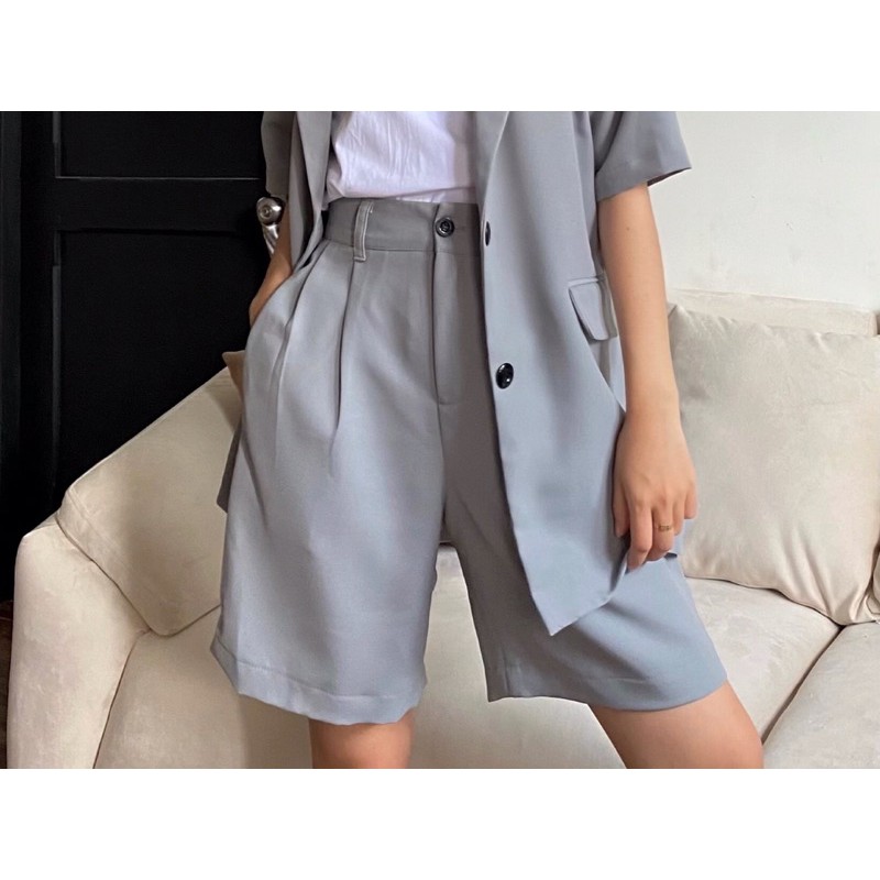 Áo blazer cộc tay thiết kế