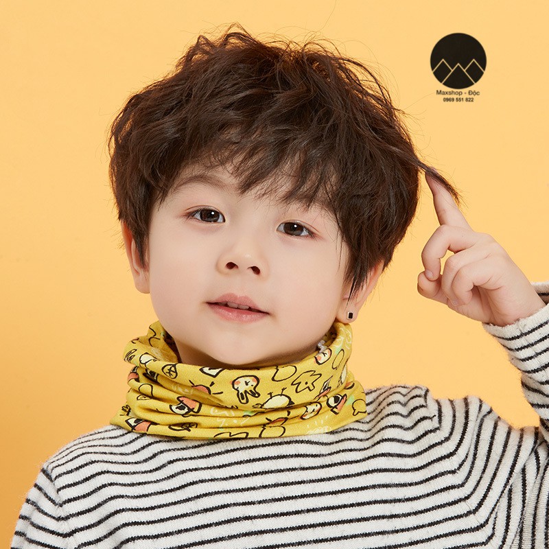 Khăn ống cho bé, khăn ống, khăn ống cho bé trai, khăn ống cotton cho bé, khăn ống đa năng trẻ em giữ ấm bảo vệ sức khỏe