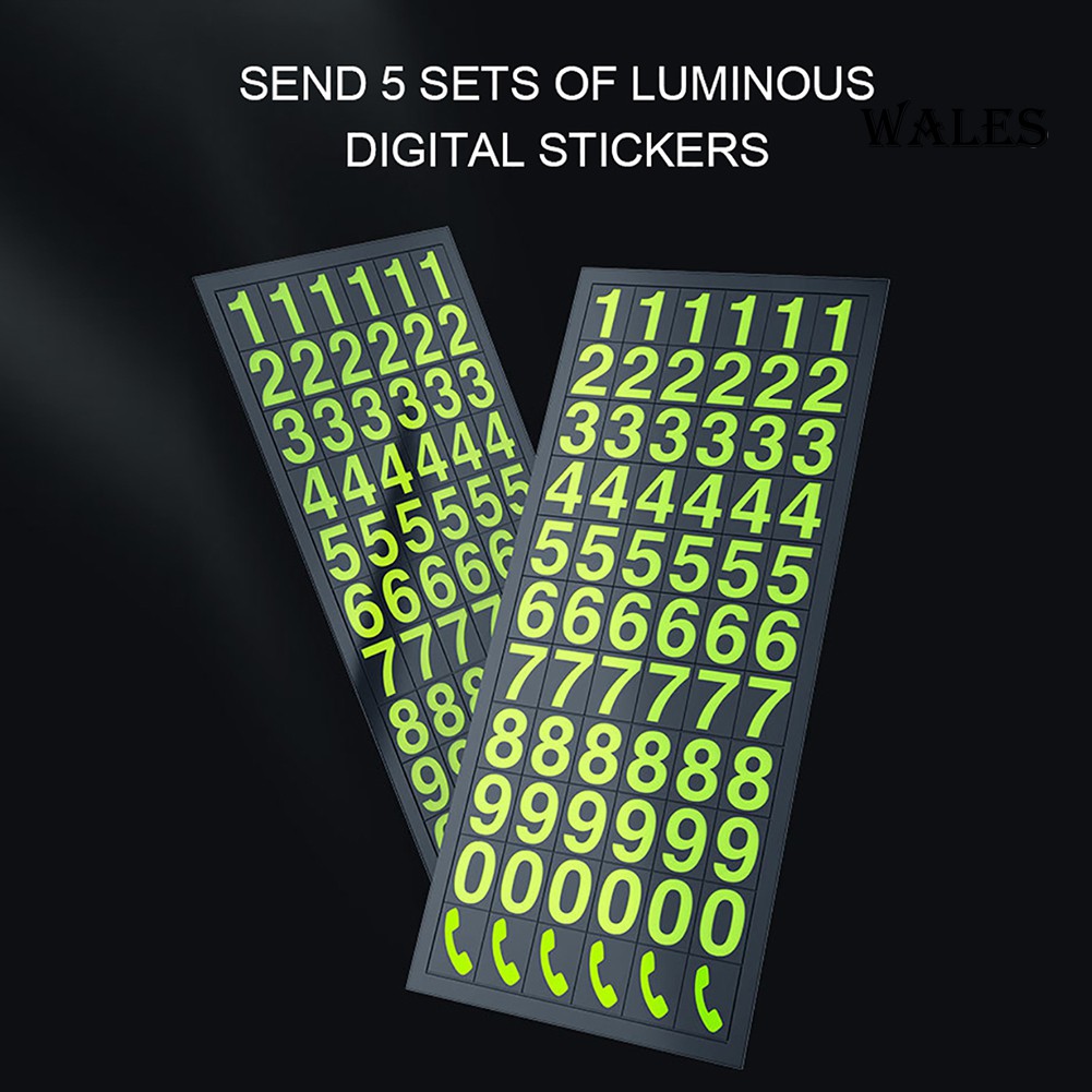 Bảng số điện thoại dùng khi đỗ xe dành cho xe hơi