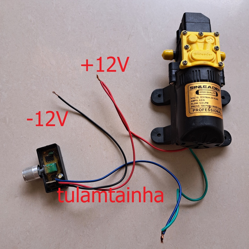 Điều tốc máy bơm mini 12V