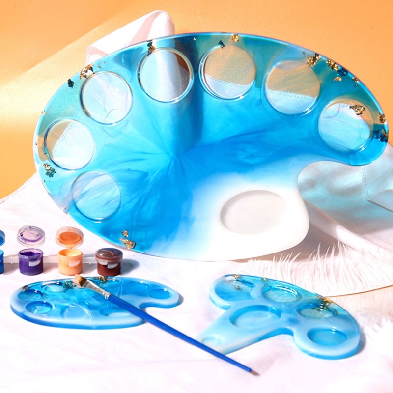 Khuôn Silicone Làm Bảng Pha Lê Epoxy UV DIY