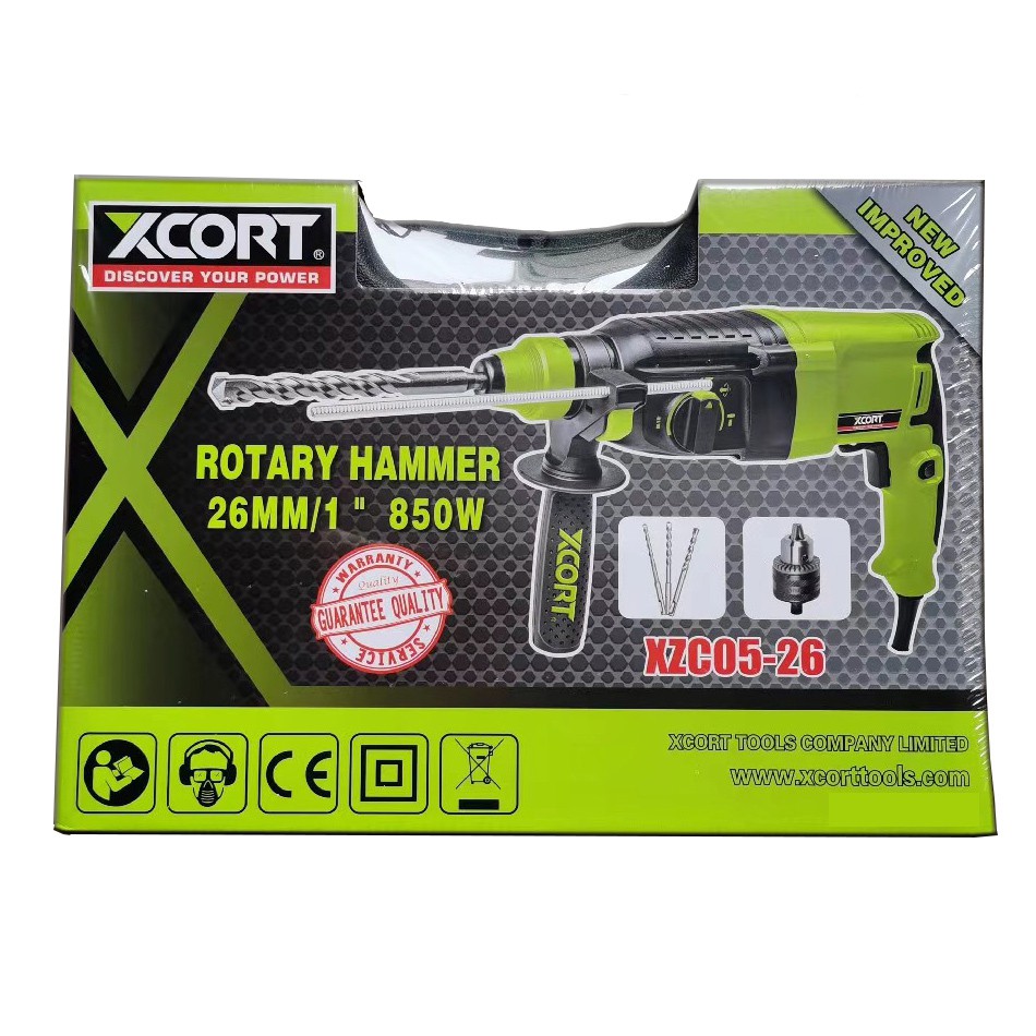 Máy khoan cầm tay - Máy khoan đục bê tông 3 chức năng 850W