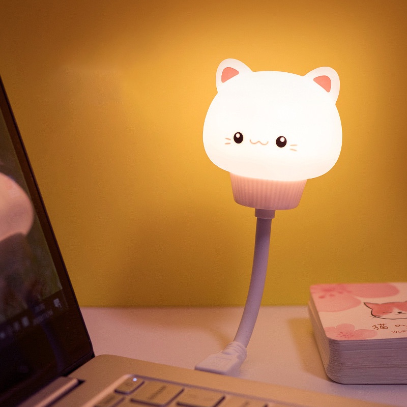 Đèn Ngủ Usb Kiểu Dáng Hoạt Hình Dùng Trang Trí Phòng Ngủ/Laptop/Laptop Cho Bé