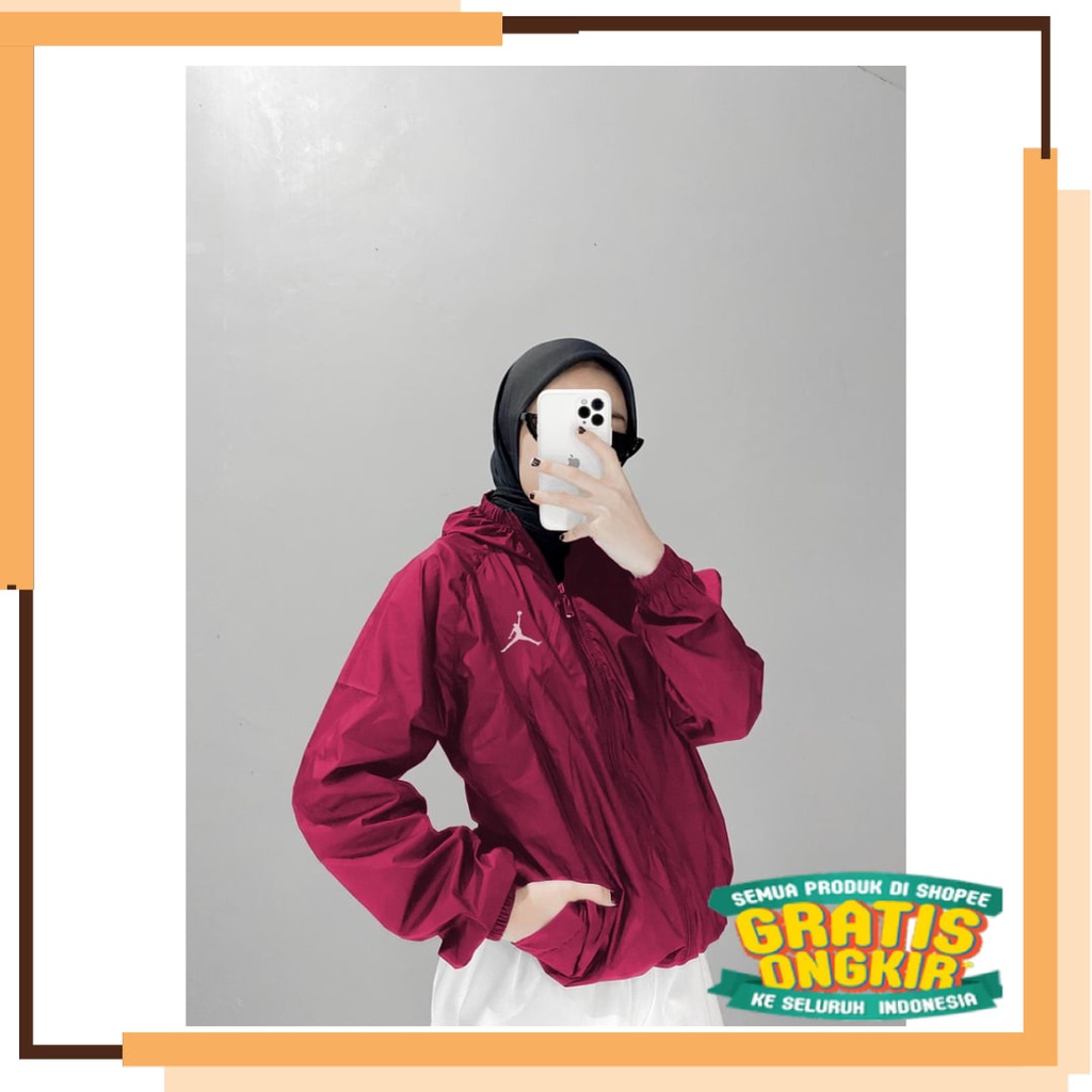 - Áo Khoác Dù Thể Thao Chạy Bộ Jumbo Màu Xanh Lá/Tím/Xanh Dương/Nâu/Xám/Xám/Nâu Trong Suốt Dành Cho Nữ