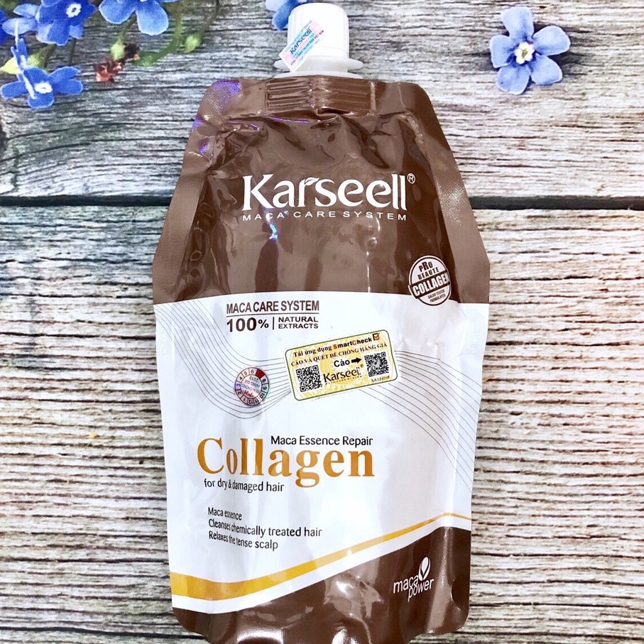 Dầu Hấp Tóc Collagen Karseell Maca 500ml