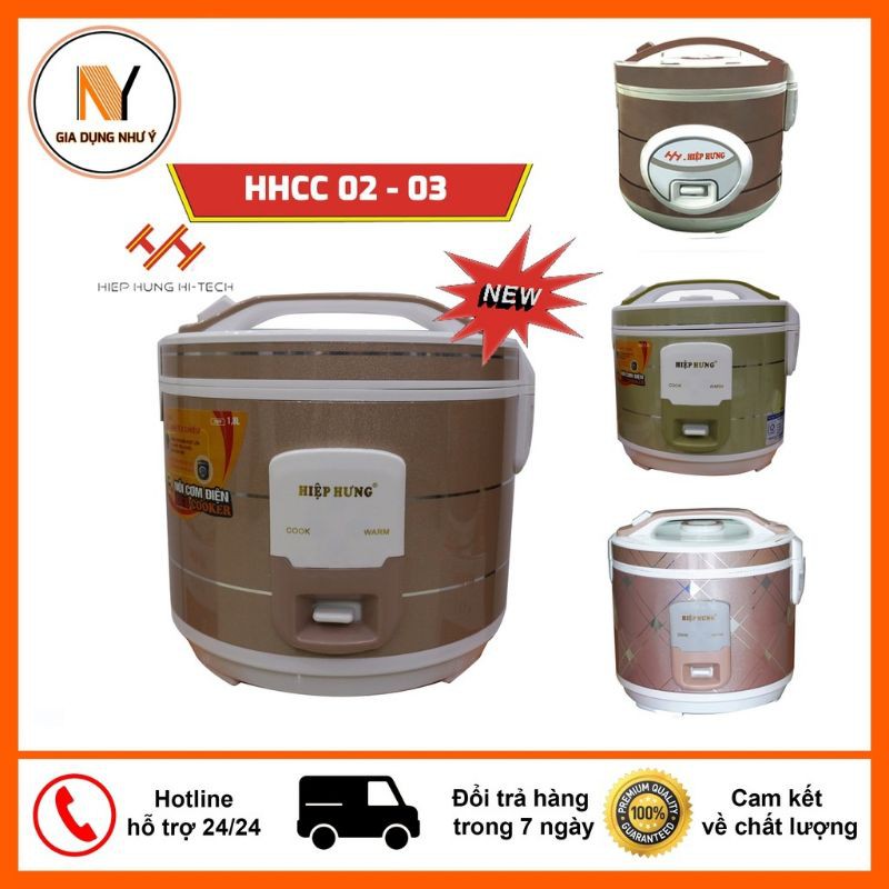 NỒI CƠM HIỆP HƯNG 1.2L/1.8L CAO CẤP