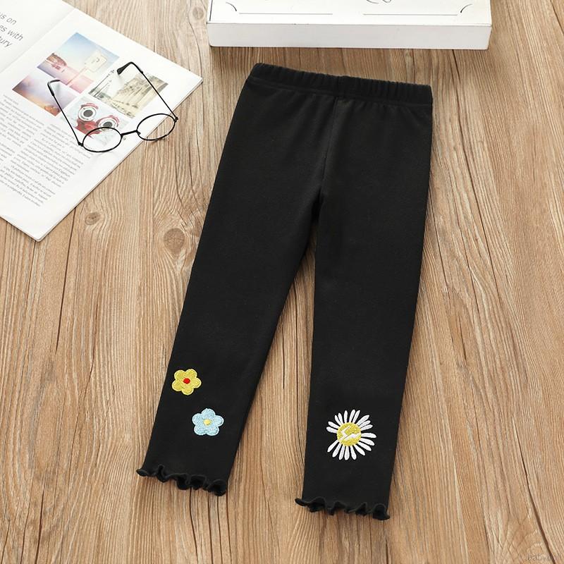 Girl Bow Trousers Child Girls Pants Kids Cute Cotton Pants Autumn Warm Casual Fashion Trousers Leggings