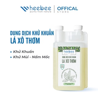 Dung dịch khử khuẩn Lá Xô Thơm Heebee tự nhiên hiệu quả sát khuẩn 99.9% chai lớn 1000ml
