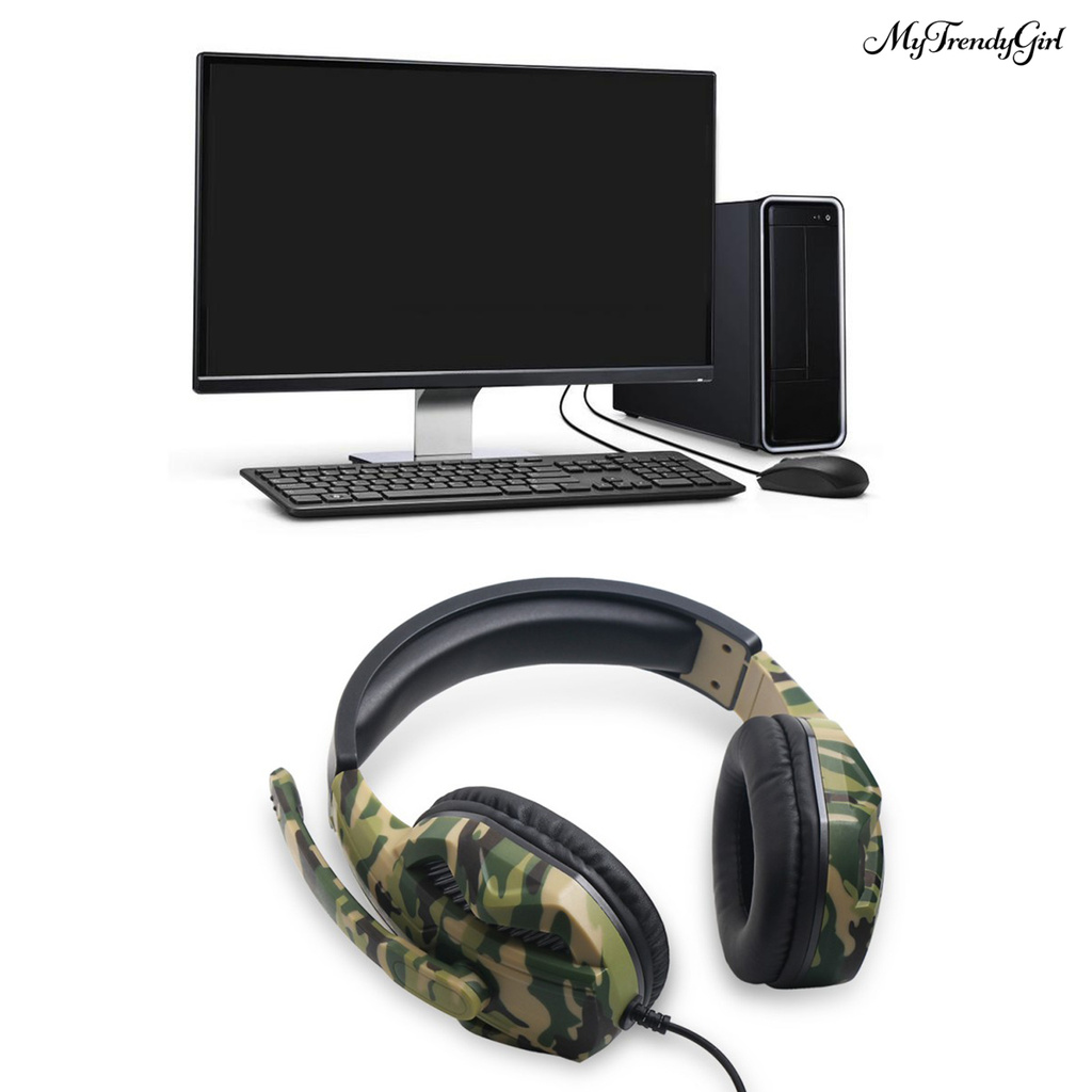 Tai Nghe Chơi Game Có Dây 3.5mm Họa Tiết Rằn Ri Cho Ps4 | BigBuy360 - bigbuy360.vn