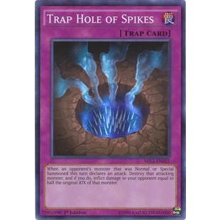 Thẻ bài Yugioh - TCG - Trap Hole of Spikes / MIL1-EN022'