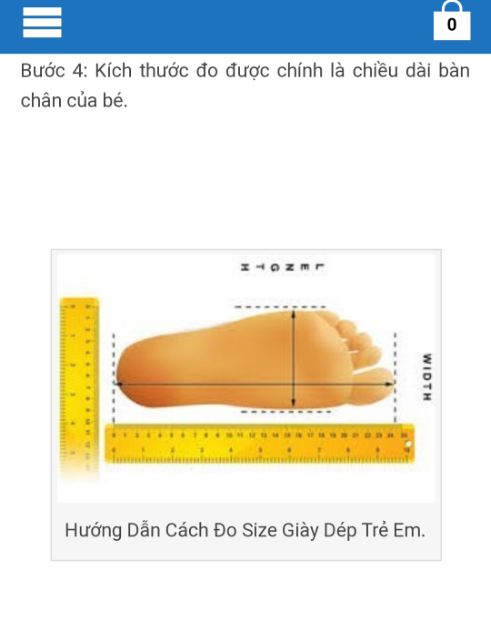 Dép quai hậu bé trai size 25