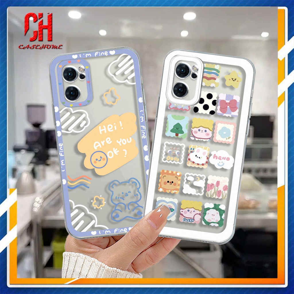 Ốp Điện Thoại Cho Reno 7 5 4 6 8 5K F21 PRO A52 A11K A92 A35 A11 A93 A32 A72 A94 A53S F19 F17 PRO A16S A12S A36