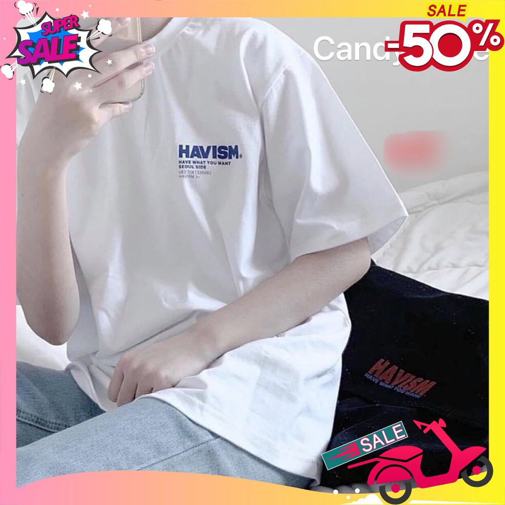 Áo thun 🦋 havism nam nữ mặc đôi mặc nhóm đi chơi đi tiệc đi biển mix kèm chân váy quần jeans sooc  đùi áo phông nữ | BigBuy360 - bigbuy360.vn