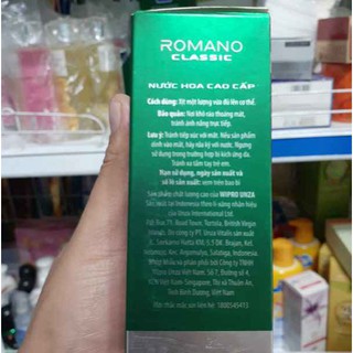 Nước Hoa Nam ROMANO CLASSIC 50ml