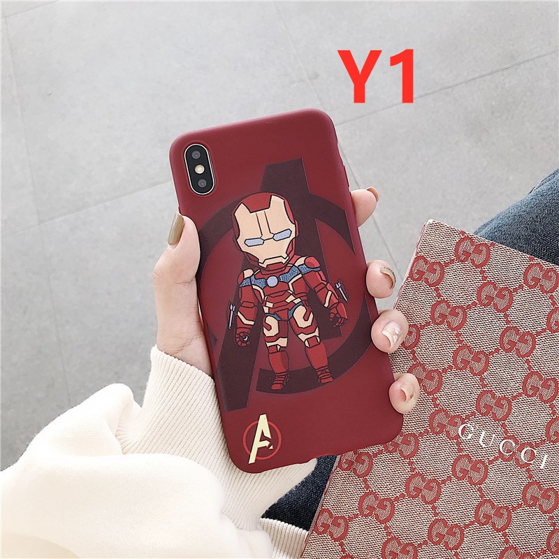 Ốp điện thoại mềm hình captain america/người sắt cho Xiaomi Redmi 9 Note9 Note9S Note9Pro 4A 5A 6A 4X S2 5+ Note 5A Prime 8 4X 5 6 pro 7 I