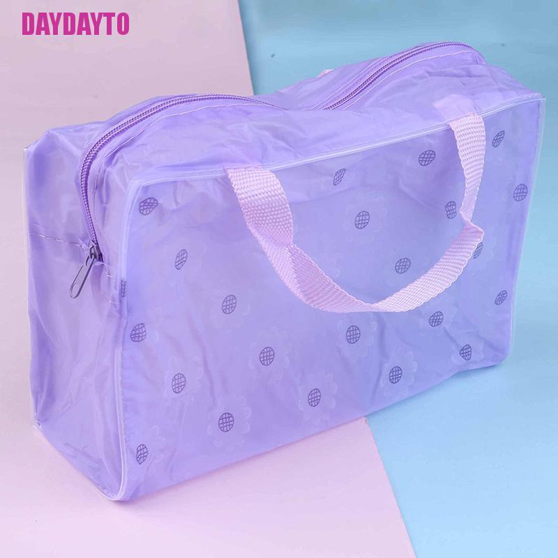 Túi nhựa pvc trong suốt đựng dụng cụ trang điểm tiện lợi