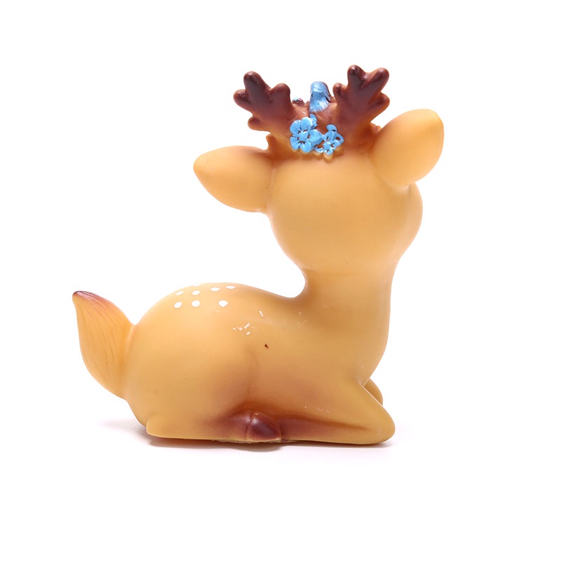 {FCC} Sika Deer Baking Cake Topper Decoration Miniatures Fairy Garden Ornament Craft{yancrane3.vn}
