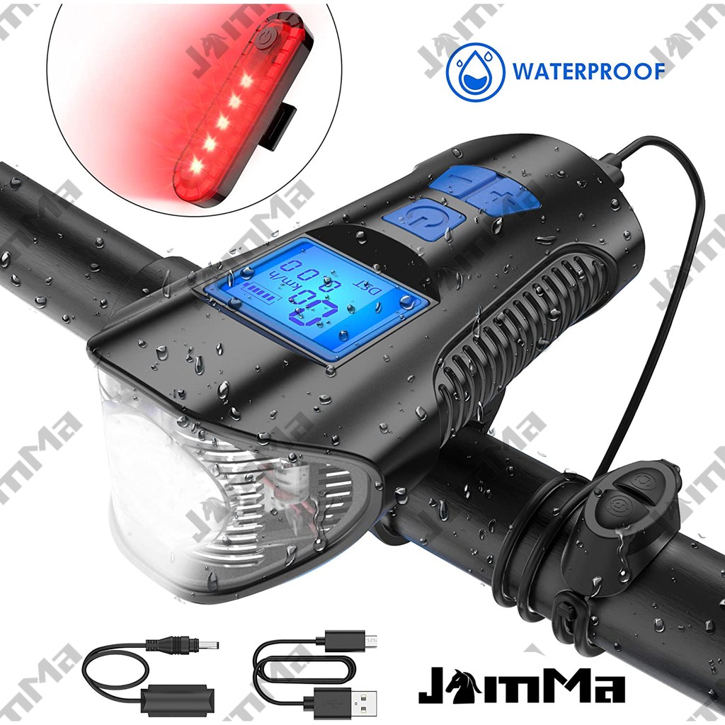 USB rechargeable bicycle lights and headlights, suitable for mountain and road bikes