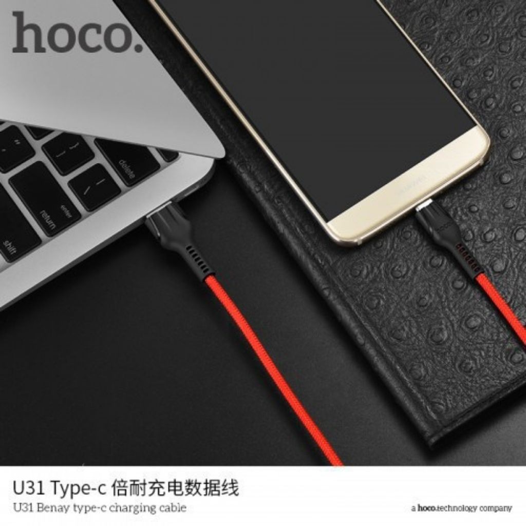 Dây sạc 3 đầu Hoco U31, Cáp sạc nhanh cho điện thoại Iphone Ipad Samsung Oppo Pin Dự Phòng TypeC/ Micro USB/ iOS/ androi