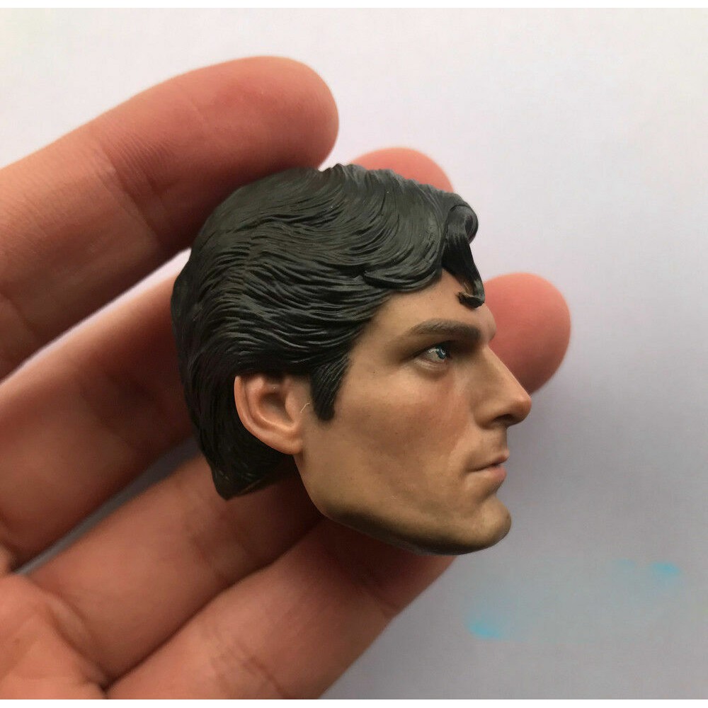 Mô Hình Đầu Nhân Vật Siêu Nhân Christopher Reeve Tỉ Lệ 1/6 12"