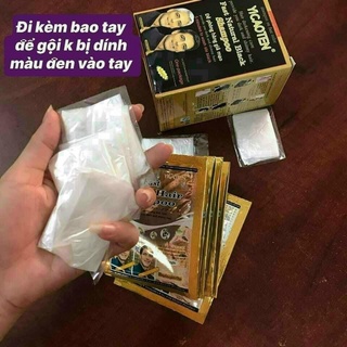 Dầu gội đen tóc Yicaoten (hốp 10 gói)