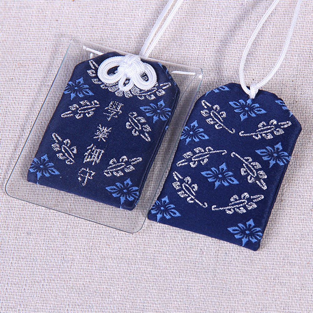 Phong thuỷ tài lộc thiết kế tinh tế, Túi may mắn omamori Nhật Bản bọc silicon  + tặng kèm tiền xu ngũ đế '