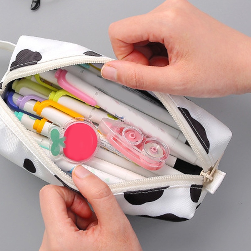 Túi Đựng Bút Sức Chứa Lớn Có Tay Cầm Và Ngăn Đựng Bút Cho Học Sinh