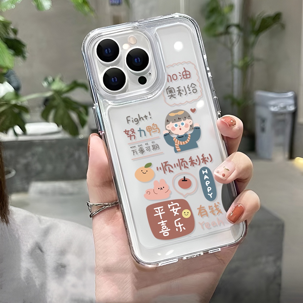 Ốp Điện Thoại Trong Suốt Họa Tiết Vũ Trụ Cho iphone 14ProMax 14Plus 13 11 12 7Plus X XR XS Max 8 7