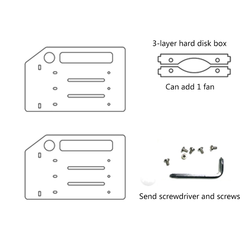 Khay đựng ổ cứng nhiều tầng 3.5"
