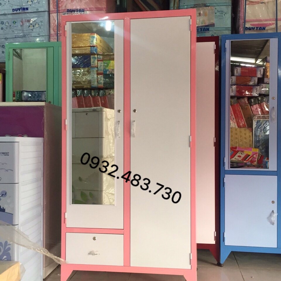 Tủ sắt quần áo 1m8x90 giá rẻ tại HCM