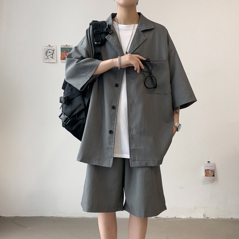 Set Blazer và Quần Short Unisex