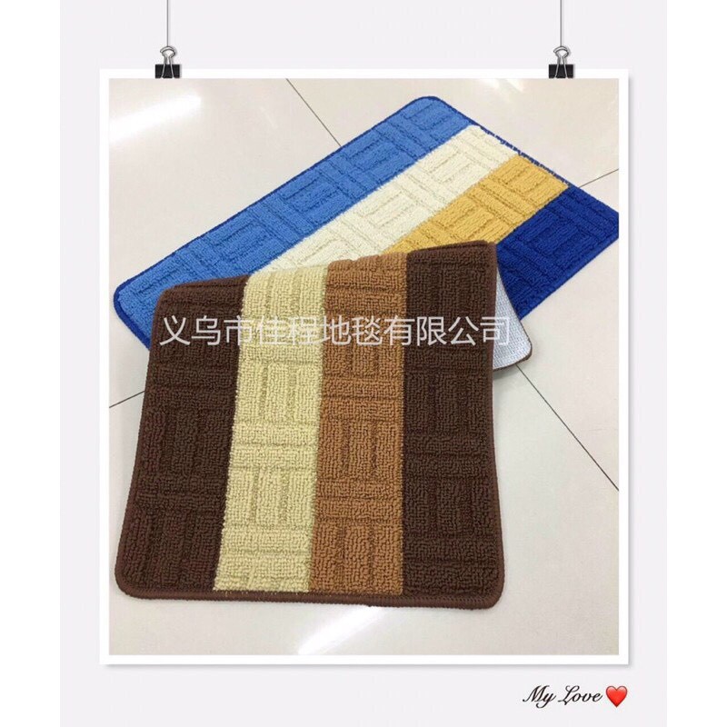 THẢM LAU CHÂN - THẢM CHÙI CHÂN KẺ MỚI NHIỀU MÀU SẮC ĐẾ CHỐNG TRƠN