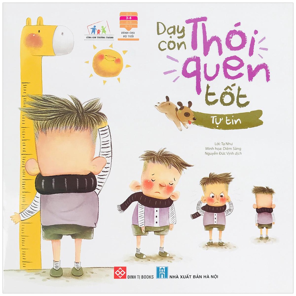 Sách - Dạy Con Thói Quen Tốt: Tự Tin, Can Đảm, Không Xấu Hổ,... - Dành cho trẻ từ 3-6 tuổi (lẻ tùy chọn)