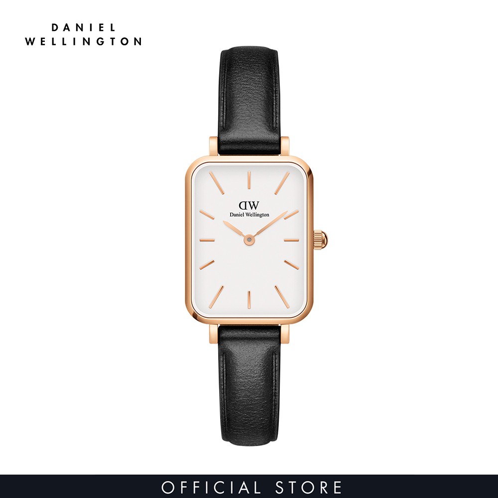 Đồng hồ Nữ Daniel Wellington dây da - Quadro Pressed Sheffield 20x26mm DW00100434 | BigBuy360 - bigbuy360.vn